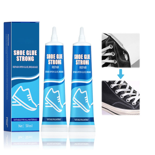 Shoe Glue Sole Repair Adhesive, Waterproof Clear Shoe Repair Glue Kit, Shoe Glue for Sneakers Boots Leather Handbags Fix Soles Heels Repair(100ml)