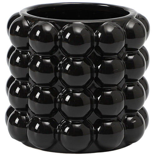 YANWE1 Bubble Vase, Small Vase, Black Ceramic Vase, Modern Vase, Boho Vase, Decorative Vase, Vase Decor for Living Room, Bedroom, Bookshelf, Mantel, Fireplace, Farmhouse, Coffee Table, 5.1 Inches YANWE1 Bubble Vase, Small Vase, Black Ceramic Vase, Modern Vase, Boho Vase, Decorative Vase, Vase Decor for Living Room, Bedroom, Bookshelf, Mantel, Fireplace, Farmhouse, Coffee Table, 5.1 Inches