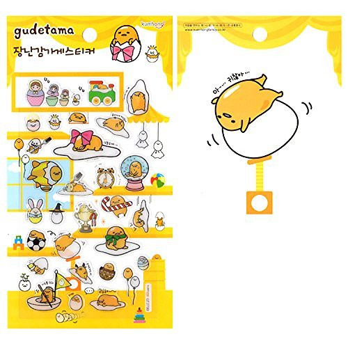 Sanrio Gudetama Lazy Egg Epoxy Puffy 3D Stickers : Gudetama in Toy Store