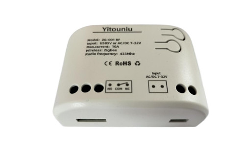 Yitouniu Zigbee 1CH DC 7-32V USB 5V Relay Smart Switch Module,Wireless APP Remote Control with Inching/Self-Lock Switch modle,Works with Tuya Zigbee Gateway,Alexa,Google Home (Required ZigBee Hub)