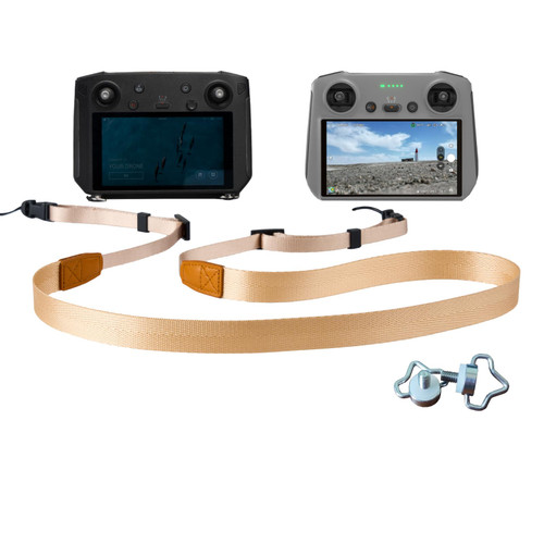 SKYZHENG Neck Lanyard Strap for DJI Mini 3 Pro/Mavic 3 Pro/Mavic 3 Classic Cine DJI RC/DJI RC Pro Smart controller Accessories Mavic 2 pro Air 2S Drone Neck Shoulder Tape Tapes band(golden