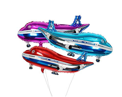 32" Airplane Ballons 3pcs Cartoon Flying Party Birthday Foil Ballon Decor Aircraft Kids Toy 32" Airplane Ballons 3pcs Cartoon Flying Party Birthday Foil Ballon Decor Aircraft Kids Toy