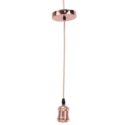 Lamp Socket, Bulbs Socket Holder,Base Copper Lamp Holder,Pendant Light Holder,E27 Lamp Holder with Cord Vintage Pendant Light Lampholder for Bedroom 100?240V(Rose) Lamp Socket, Bulbs Socket Holder,Base Copper Lamp Holder,Pendant Light Holder,E27 Lamp Holder with Cord Vintage Pendant Light Lampholder for Bedroom 100?240V(Rose)