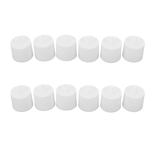 plplaaoo LED Candles, 12pcs LED Candle Lights,Battery Operated Candles,Cylindrical Shape Flameless Candles,Electronic Flameless LED Candle Lamp,LED Fake Candles for Holiday Wedding Party Decoration
