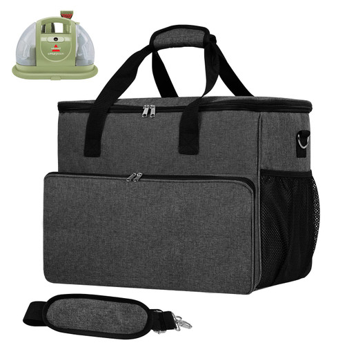 TXIYEAN Storage Bag Compatible with Bissell Carpet and Upholstery Cleaner 1400B/3353, Carrying Bag for Steam Cleaner, Steam Cleaner Organizer, Travel Carrying Case (Bag Only!)
