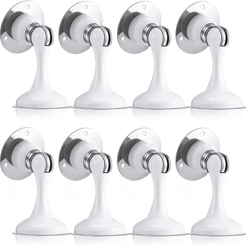 8 Pack Magnetic Door Stopper No Drilling Magnetic Door Catch Stainless Steel Magnetic Door Holder White Magnetic Door Stop with Adhesive Tape and Screws Floor Wall Mount Door Stopper with Catch 8 Pack Magnetic Door Stopper No Drilling Magnetic Door Catch Stainless Steel Magnetic Door Holder White Magnetic Door Stop with Adhesive Tape and Screws Floor Wall Mount Door Stopper with Catch