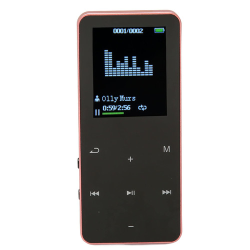 Bluetooths MP3 Player, Digital MP3 MP4 Player with 1.8 Inch HD Screen, 8GB Memory 128GB Expandable, Portable HiFi Loseless Music Player with Playback for Sports Running Travel ()
