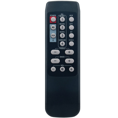 Replacement Remote Control Commander fit for Nakamichi Soundbar Speaker NK6 Sound Bar