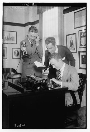 HistoricalFindings Photo: All Stars,typewriters,Offices,desks,Telephones,Musical Groups,Bain News Service