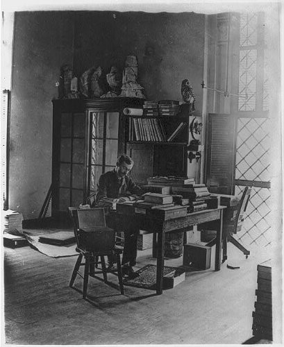 HistoricalFindings Photo: Charles Wickliffe Beckham,at his Desk,c1885