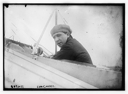 HistoricalFindings Photo: Geo Chavez,Jorge Chavez Dartnell,1887-1910,Aviator,Airplane,air Pilot