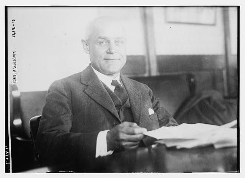 HistoricalFindings Photo: George Hannauer,Men,desks,Portrait Photographs,Bain New Service