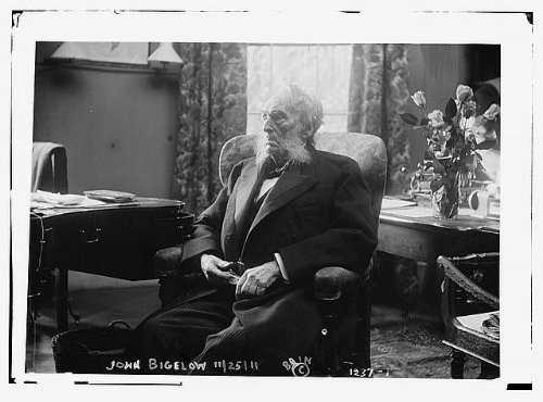 HistoricalFindings Photo: John Bigelow,1817-1911,American Lawyer,Statesman,Flowers in vase,Desk