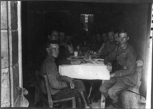HistoricalFindings Photo: Members of American Red Cross Section No. 5 Seated Around Table,ARC,1914-1918