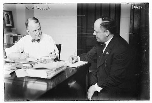 HistoricalFindings Photo: R.W. Wooley,Robert Wickliffe Woolley,1871-1958,Democratic Politician,Desk,Man
