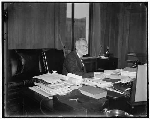 HistoricalFindings Photo: Sutherland Celebrates 75th Birthday,Justice George Sutherland,Office,Desk,1937