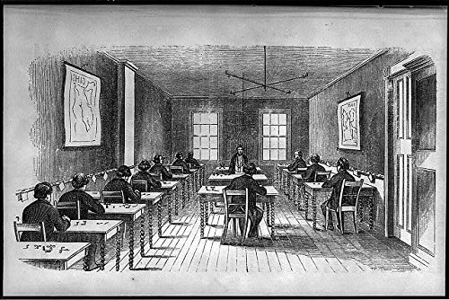 HistoricalFindings Photo: The Operating Department,1859,desks HistoricalFindings Photo: The Operating Department,1859,desks