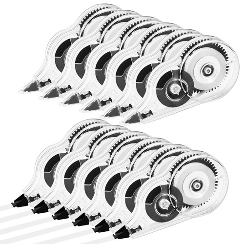 auroray 12 Pack Correction Tape, 39.37 Feet X 1/5 Inch Each White out Correction Tape Easy to Use Applicator for Instant Corrections Office Supplies