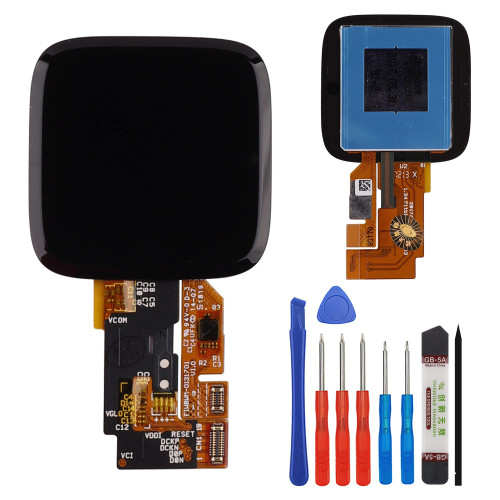E-yiiviil LCD Digital Display Compatible with Fitbit Versa/Versa lite LCD Display Touch Screen Digital Assembly with Tools