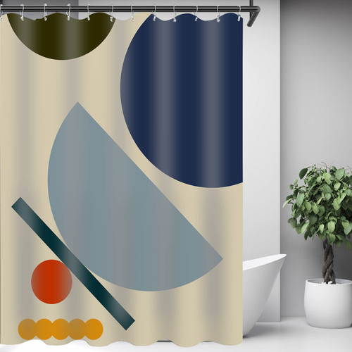 Aesthetic Fabric Shower Curtain for Bathroom Abstract Mid Century Shower Curtain Boho Bathroom Decorative Minimalist Modern Bath Curtain Sets with 12 Hooks 72x72 Waterproof Washable Polyester Aesthetic Fabric Shower Curtain for Bathroom Abstract Mid Century Shower Curtain Boho Bathroom Decorative Minimalist Modern Bath Curtain Sets with 12 Hooks 72x72 Waterproof Washable Polyester