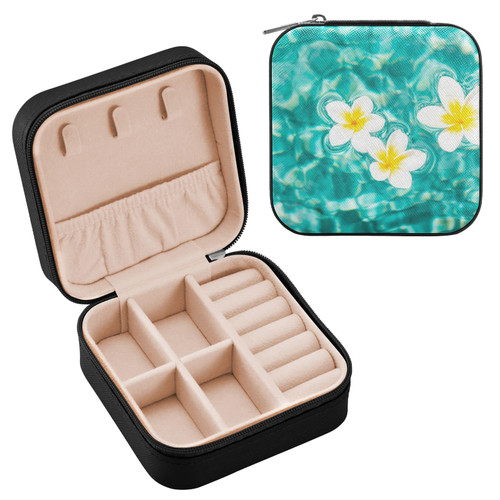 Emelivor Blue Flower Travel Jewelry Case PU Leather Portable Jewelry Box Jewelry Travel Organizer Small Jewelry Box for Earring Bracelet Necklace Gifts Ring Display Box Holder for Women Girls Emelivor Blue Flower Travel Jewelry Case PU Leather Portable Jewelry Box Jewelry Travel Organizer Small Jewelry Box for Earring Bracelet Necklace Gifts Ring Display Box Holder for Women Girls