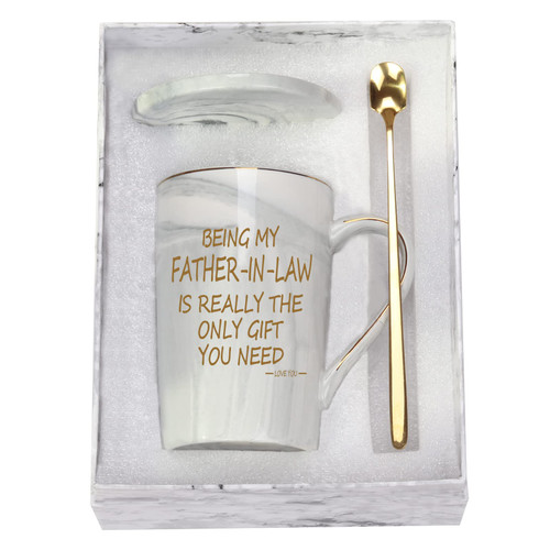 Gifts for Father In Law Being My Father In Law Is The Only Gift You Need Mug Father In Law Coffee Mug Birthday Father's Day Gifts for Father In Law from Daughter Son In Law 14 Ounce Grey with Gift Box Gifts for Father In Law Being My Father In Law Is The Only Gift You Need Mug Father In Law Coffee Mug Birthday Father's Day Gifts for Father In Law from Daughter Son In Law 14 Ounce Grey with Gift Box
