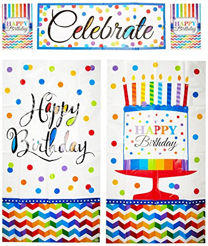 Amscan Wall Decorating Kit | Multi Color Collection | Birthday
