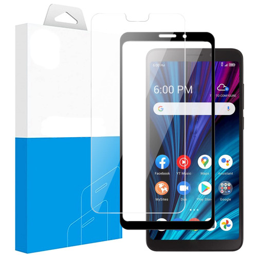 Ailiber Compatible with Alcatel TCL A3X Screen Protector[2 Pack], Alcatel TCL A3X A600DL Tempered Glass Screen Protector, Anti-Scratch, Case Friendly, Bubble Free Screen Protector for Alcatel TCL A3X