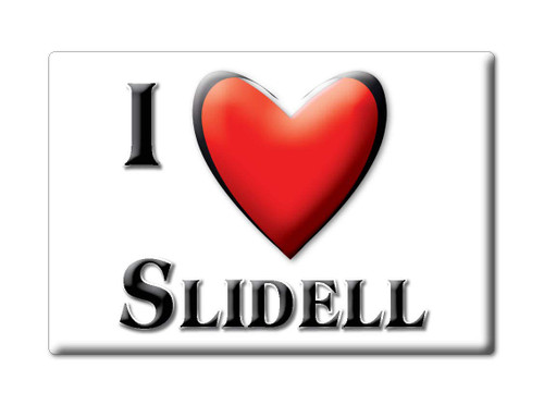 SLIDELL FRIDGE MAGNET LOUISIANA (LA) MAGNETS USA SOUVENIR I LOVE GIFT (Var. NORMAL) SLIDELL FRIDGE MAGNET LOUISIANA (LA) MAGNETS USA SOUVENIR I LOVE GIFT (Var. NORMAL)