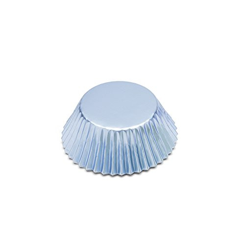 Fox Run 8003 32 Count Foil Bake Cups, Standard, Light Blue
