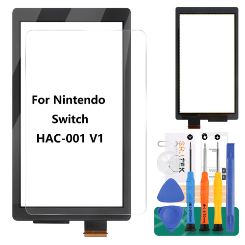 for Nintendo Switch Touch Screen Replacement HAC-001 Digitizer Sensor V1 Touch Digitizer Panel Glass Repair Parts Kits (HAC-001 V1 Touch Screen)