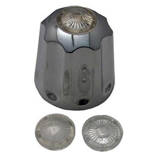 LASCO HC-229MB Large Metal Short Broach Handle Fits Gerber Brand with Hot Cold and Diverter Buttons
