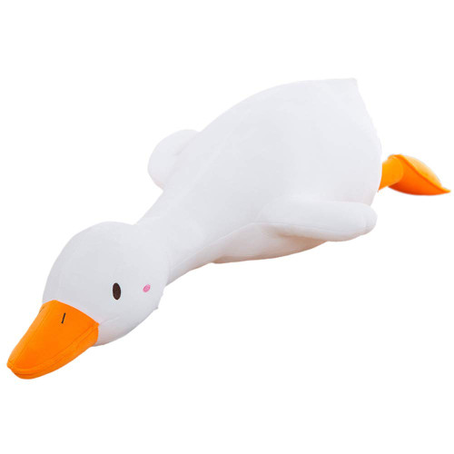 Goose Stuffed Animal Cute Duck Plush Toy Soft Goose Plushie Hugging Pillow Gift for Kids and Friends (White Round Eyes,33.4'') Goose Stuffed Animal Cute Duck Plush Toy Soft Goose Plushie Hugging Pillow Gift for Kids and Friends (White Round Eyes,33.4'')