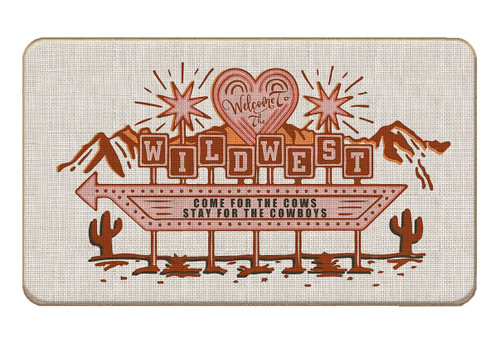 Lacosu Cowgirl Western Cowboy Welcome to The Wild West Retro Door Mat Doormat,17"X30" Decorative Dorm Indoor Outdoor Patio Entry Front Door Mat,Western Welcome Mat Decor,Cowgirl Gifts for Women Girls Lacosu Cowgirl Western Cowboy Welcome to The Wild West Retro Door Mat Doormat,17"X30" Decorative Dorm Indoor Outdoor Patio Entry Front Door Mat,Western Welcome Mat Decor,Cowgirl Gifts for Women Girls