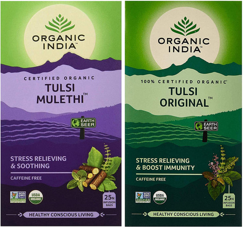 100% Natural Tulsi Mulethi 25 Infusion Tea Bags Tulsi Original Tea, 25 Infusion Tea Bags Fat to Fit 100% Natural Tulsi Mulethi 25 Infusion Tea Bags Tulsi Original Tea, 25 Infusion Tea Bags Fat to Fit