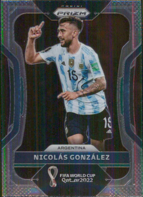 2022 PANINI PRIZM FIFA WORLD CUP QATAR #10 NICOLAS GONZALEZ ARGENTINA