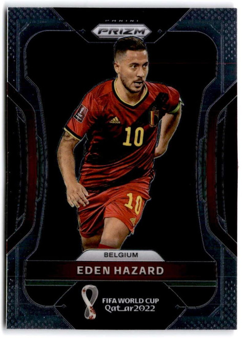 2022 PANINI PRIZM FIFA WORLD CUP QATAR #16 EDEN HAZARD BELGIUM