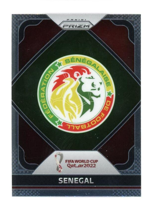 2022 PANINI PRIZM FIFA WORLD CUP QATAR TEAM BADGES #23 SENEGAL SOCCER PRO