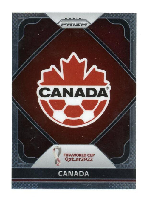 2022 PANINI PRIZM FIFA WORLD CUP QATAR TEAM BADGES #5 CANADA SOCCER PRO