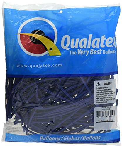 Qualatex Latex Balloons 88345.0 Dark Blue, 160Q