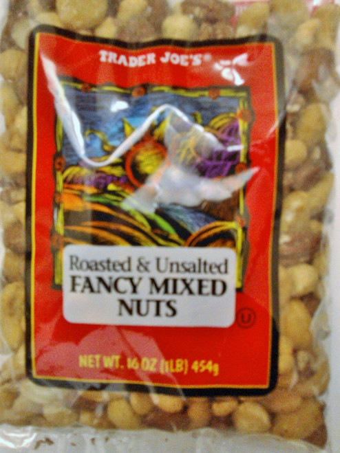 Trader Joe's Roasted & Unsalted Fancy Mixed Nuts 16 oz. Trader Joe's Roasted & Unsalted Fancy Mixed Nuts 16 oz.