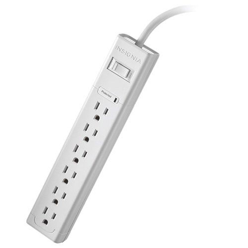 Insignia 6-Outlet Surge Protector (NS-PWS5601-WH-C)
