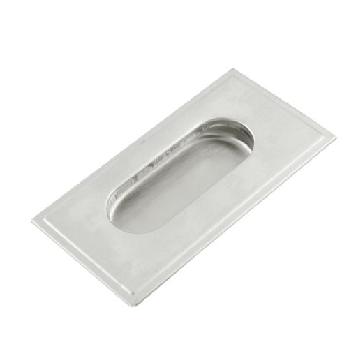 Uxcell 3.1-Inch Length Stainless Steel Door Flush Pull Handle, Silver Tone