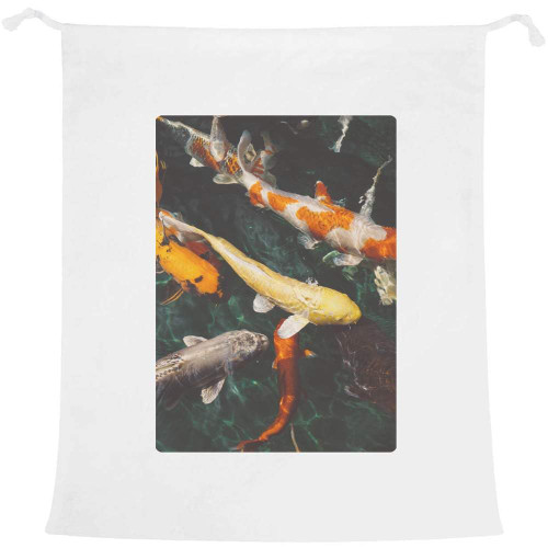 Azeeda 'Multicoloured Koi Carp' Laundry/Washing/Storage Bag (LB00004536)