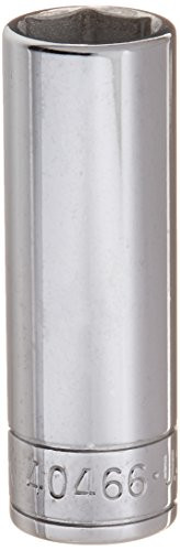 SK Hand Tool 40466 6 Point 1/2-Inch Drive Extra Deep Socket, 3/8-Inch, Chrome