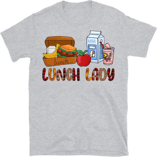 Moobla Lunch Lady Christmas Shirt, Cafeteria Team Shirt, Lunch Squad Shirt, Cute Lunch Lady Shirt, Cafeteria Worker, Cafeteria - Sport Grey/XX-Large