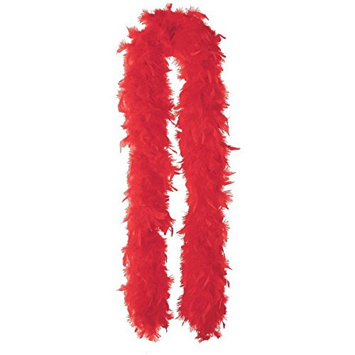 Amscan 250542.40 Party Feather Boa, 72", Red