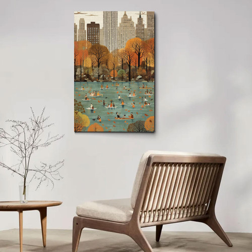 New York City Art Print, NYC Wall Decor, Autumn in Central Park, Central Park Art Print, NYC Art Print, NYC Painting, New York Art New York City Art Print, NYC Wall Decor, Autumn in Central Park, Central Park Art Print, NYC Art Print, NYC Painting, New York Art