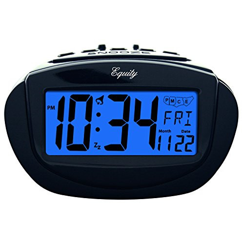 Equity by La Crosse 31022 Insta-Set LCD Alarm Clock
