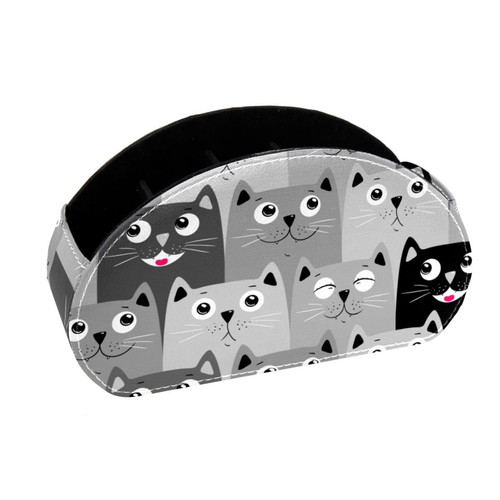 Lyetny Desktop Pen & Pencil Storage Cups Cute Cats Pen Organizer Makeup Brush Holders Pencil Cup for Office College Home